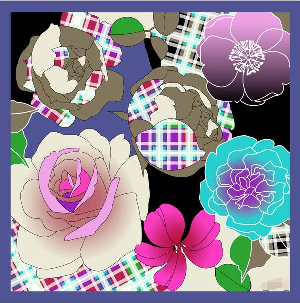 Print Silk Scarf manufacturer