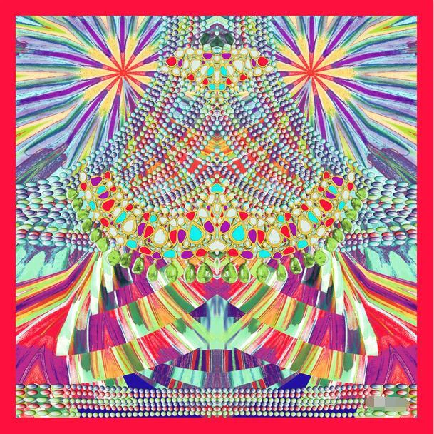 China Print Silk Scarf manufacturer