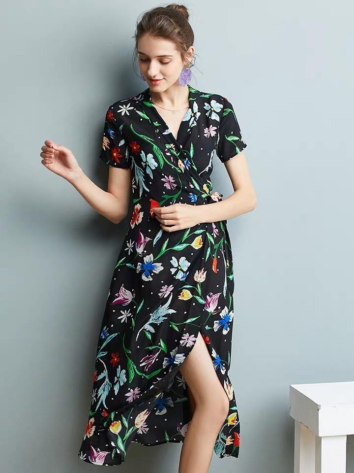 Custom Made Silk Dress