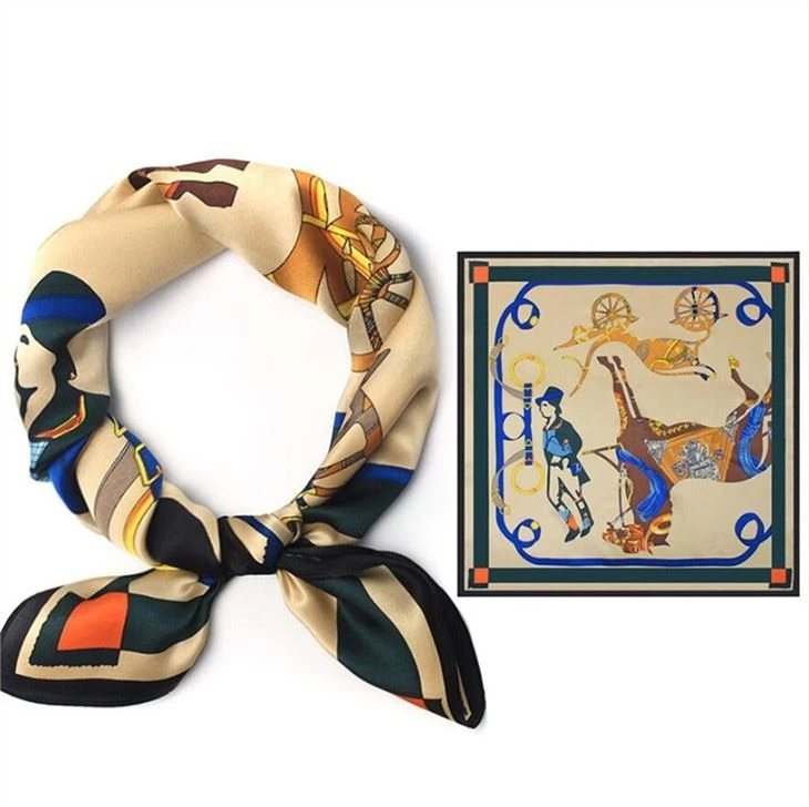Custom Lady Silk Scarf supplier