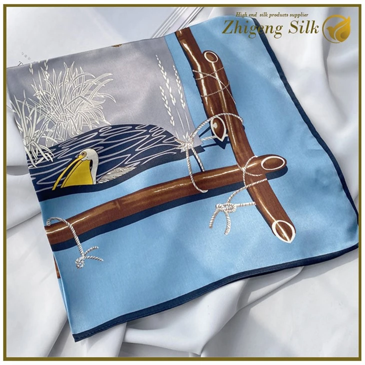 Custom Print Silk Foulard